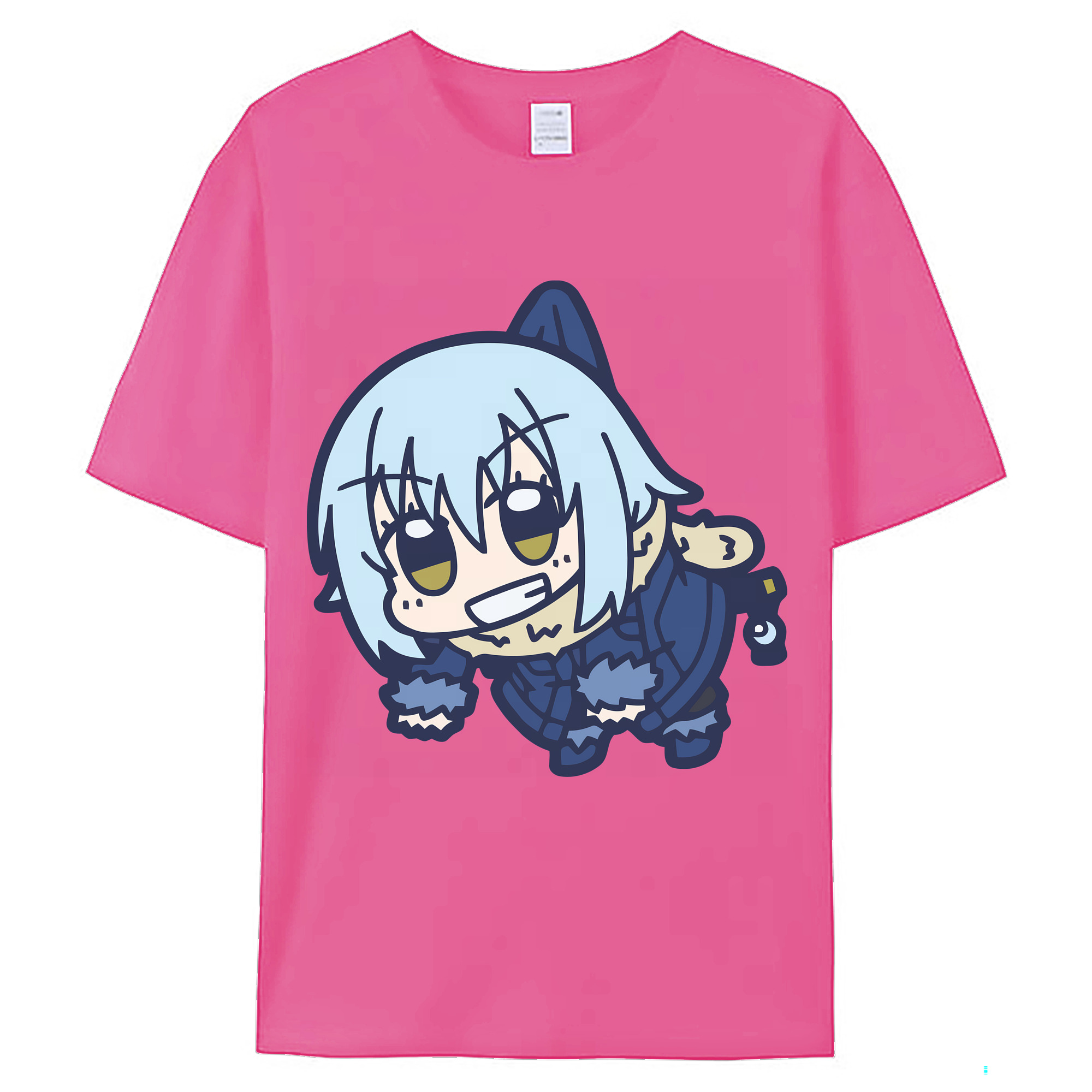 （画像用） 転スラ Regarding Reincarnated to Slime レディースカジュアルプリントTシャツ（綿100％）